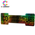 Customized logo Waterproof hologram antifake label